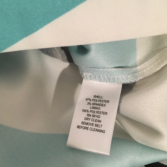 London Times Striped Sleeveless Dress - Picture 7 of 7